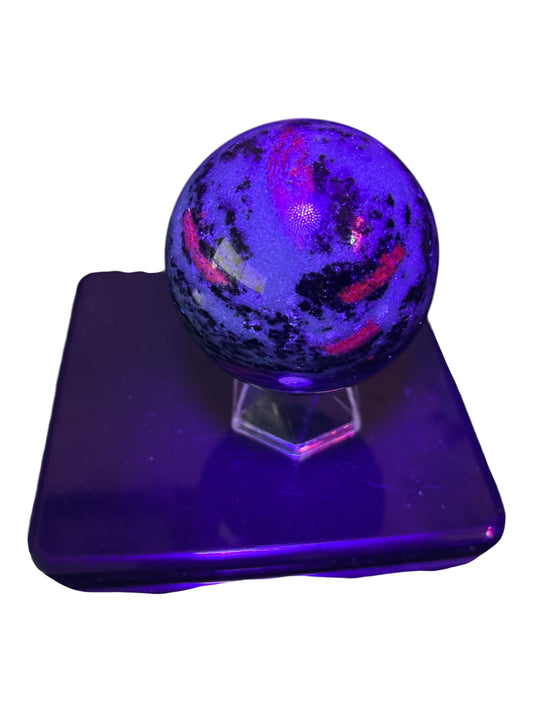 Ruby Zoisite with Dragon Stand